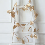 Metallic Gold Faux Tropical Jungle Hanging Vines